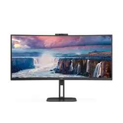 Monitor AOC CU34V5CW/BK z kamerą internetową 34" UWQHD VA 100Hz 1ms Zakrzywiony