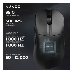 Myszka gamingowa Ajazz AJ179 V2 MAX Czarny
