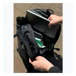 Plecak turystyczny KADVA kieszeń na laptopa Krok 25 l czarny