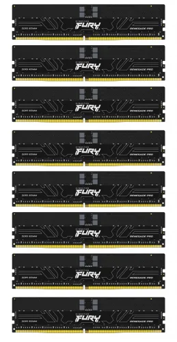 Pamięć Kingston FURY Renegade Pro DDR5 128GB (8 x 16GB) 6000 CL32 Czarny