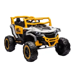Samochód Na Akumulator M1 4X4 Światła LED Eva Pilot Skóra MP3 Bluetooth