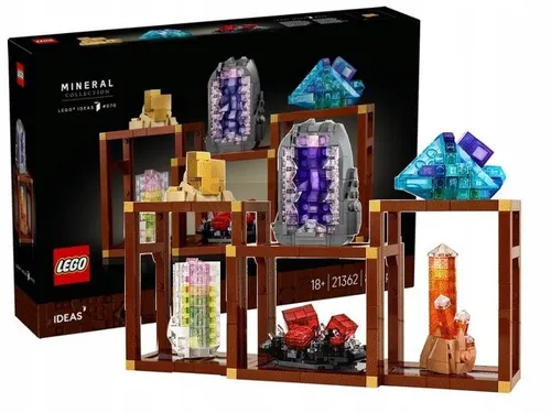 LEGO IDEAS 21362 KOLEKCJA MINERAŁÓW zestaw klocków kolekcjonerski