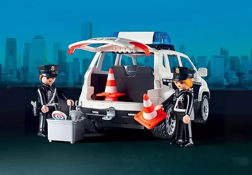 Playmobil Zestaw z figurkami Action Heroes 71602 Posterunek policji