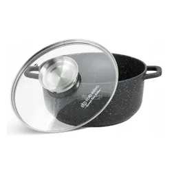 Garnki marmurowe 6el zestaw komplet garnków 8140