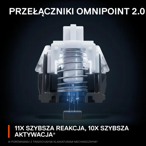 Klawiatura mechaniczna SteelSeries Apex Pro TKL 2023 US Czarny