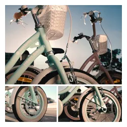 Rower dziecięcy SUN BABY Heart Bike 14 cali dla dziewczynki Fioletowy