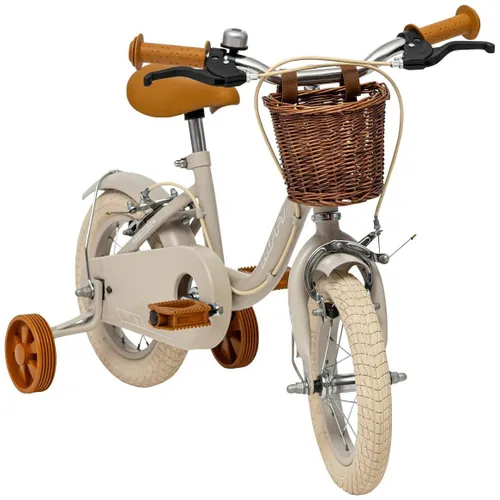 Rower dziecięcy HUFFY Retro Vintage 12 cali dla chłopca Szary mat