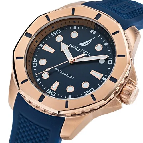 Nautica NAPKMS306 Rose Gold / Blue Saatler