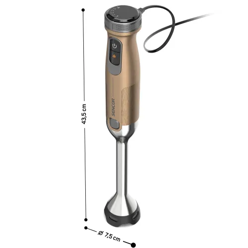 Blender Sencor SHB 5610RS 1500W Rozdrabniacz Końcówka do ubijania Spieniacz do mleka
