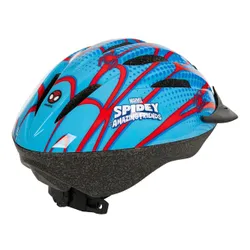 Kask rowerowy HUFFY Spidey i Super Kumple Niebiesko-czerwony dla Dzieci (rozmiar S/M)