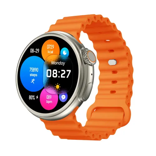 Smartwatch Yaxo OXNARD Lumen 51mm GPS Pomarańczowy