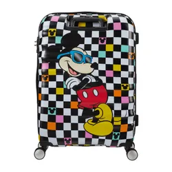 Walizka średnia American Tourister Wavebreaker Disney - Mickey Check