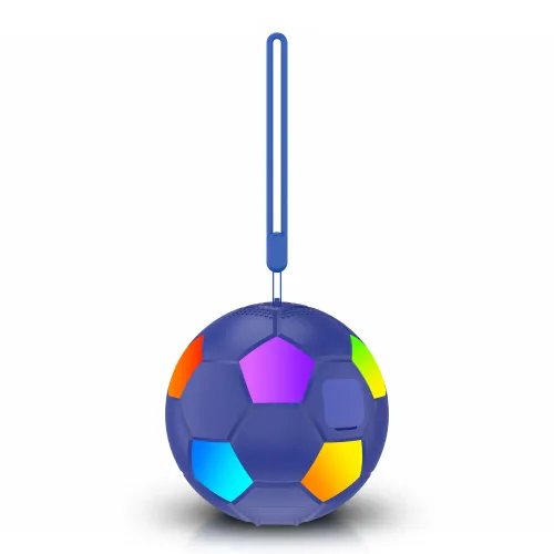 Głośnik Bluetooth Musicmate MM-SB40-N FootballWave LED 5W Niebieski