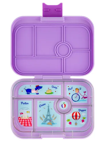 Okul için Öğle Yemeği Kutusu Yumbox Original - Lulu purple / Paris tray