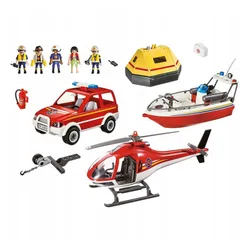 Playmobil 9319 пожарная служба 3в1 спасательная миссия