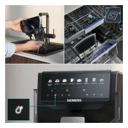 Ekspres Siemens EQ500 iAroma Piano Black TP555EM7 Szerokość 30,9cm