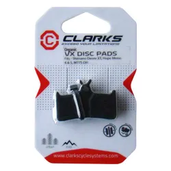 Clarks SHİMANO HOPE Fren Balataları (Shimano XT 755-756, M775, Hope Mono 4, 5) organik kutu 20 çift