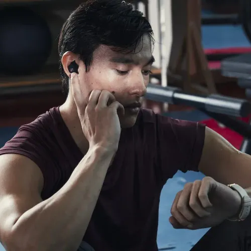 Słuchawki bezprzewodowe Sennheiser SPORT True Wireless Dokanałowe Bluetooth 5.2 Czarny