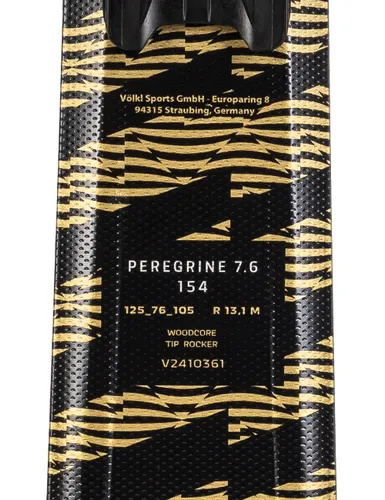 Narty męskie VÖLKL PEREGRINE 7.6 + wiązanie MARKER FDT 10 z GRIP WALK 2025 - Długość (cm) - 147