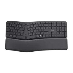 Klawiatura membranowa Trust Keyra Ergonomic Czarny
