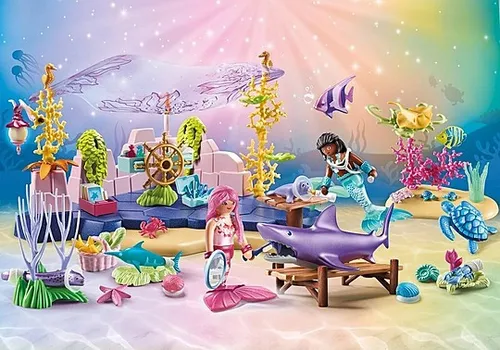 Набор фигурок Playmobil Princess Magic 71499 Уход за подводными морскими животными