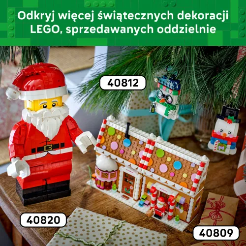 LEGO 40820 Powiększona minifigurka Świętego Mikołaja
