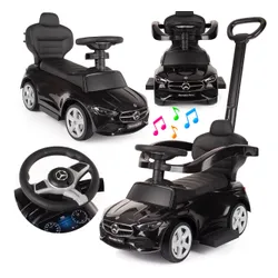 Jeździk Mercedes 4w1 chodzik, pchacz c-class 63 amg, jeździdełko dla dzieci, autko