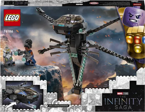 LEGO Marvel Helikopter Czarnej Pantery 76186