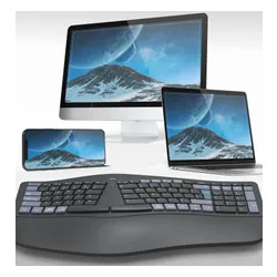 Klawiatura HAMA WK-900 Ergo Czarny