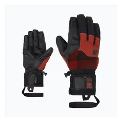 Rękawice narciarskie męskie ZIENER Gonno Aquashield woody brown