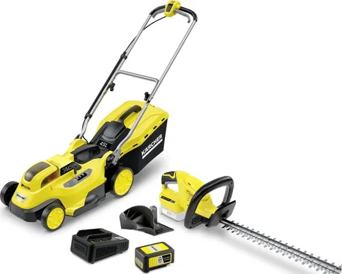 Karcher Lmo 18-36 Akülü Çim Biçme Makinesi + HGE 18-45 Çit Düzeltici