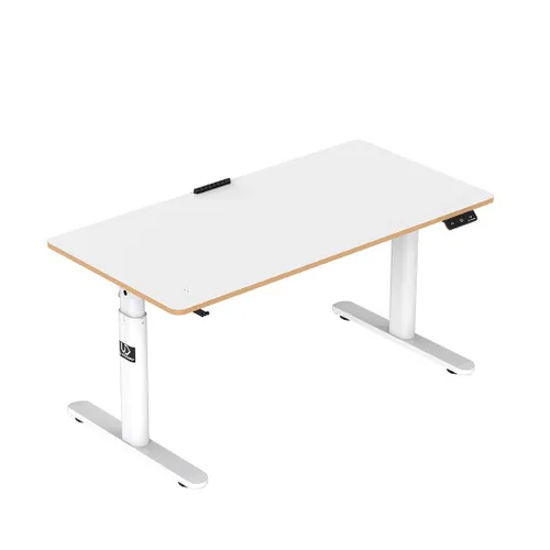 Biurko Ultradesk Pulsar 120cm Regulacja wysokości Biały