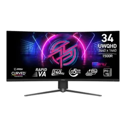 Monitor MSI MPG 346CQRF X24 34" 3440x1440px 240Hz 0.5 ms [GTG] Curved