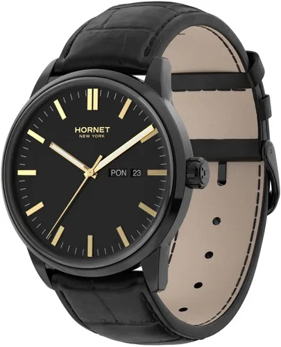 Zegarek HORNET Shreve NFC 43mm Czarno-złoty