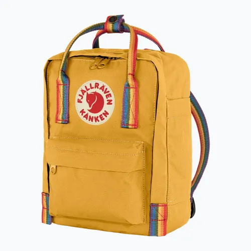 Plecak miejski Fjällräven Kanken Rainbow Mini 7 l ochre/rainbow pattern