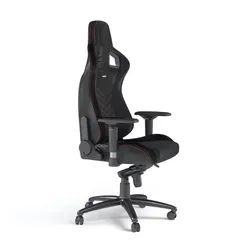 Fotel Noblechairs EPIC Black Red Gamingowy do 120kg Skóra ECO Czarno-czerwony