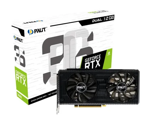 Karta graficzna Palit GeForce RTX 3060 Dual 12GB GDDR6 192bit DLSS