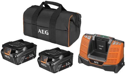 Zestaw akumulatorów 5 Ah z ładowarką AEG Powertools SET LL1850SHD