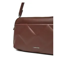 Torebka Calvin Klein Diamond Quilt Camera Bag W/Pkt K60K612907 Brązowy