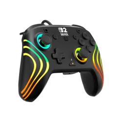 Pad Turtle Beach Afterglow Wave Wired RGB Gaming Controller do Nintendo Switch 2 Przewodowy Czarny