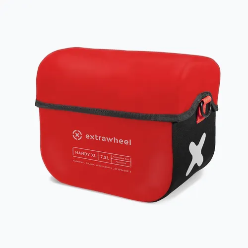 Torba rowerowa na kierownicę Extrawheel Handy XL 7.5 l red/black