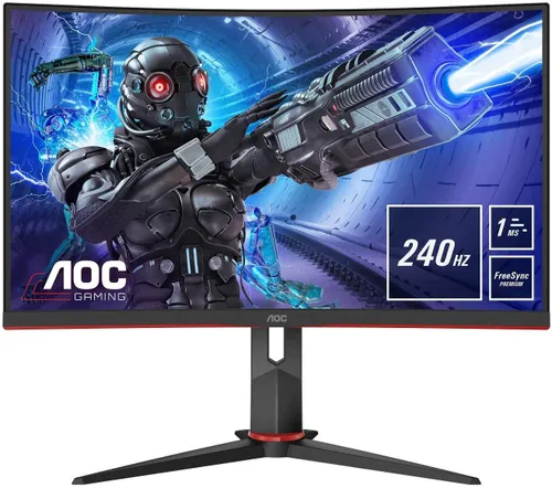 Monitor AOC C32G2ZE/BK 32" Full HD VA 240Hz 1ms Zakrzywiony Gamingowy