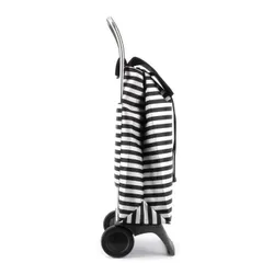Wózek na zakupy 2-kołowy Rolser Jet Marina Joy - white / black