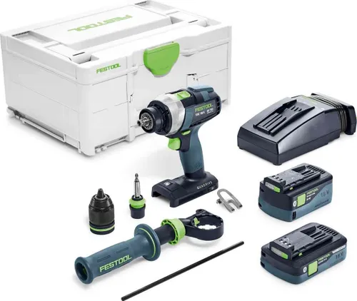 Festool Quadrive TDC Akülü Matkap 18/4 5.2 / 4.0 ve-Plus 18v 2 x 4 / 5.2 Ah Akülü