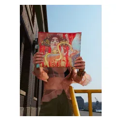 Trzy kosmetyczki z recyklingu Loqi Gustav Klimt - Klimt