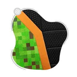 Fotel HUZARO Ranger 1.0 Pixel Mesh Czarno-zielony