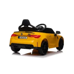 Auto Na Akumulator Bmw M4 Samochód Elektryczny Dla Dzieci Pilot LED Skóra