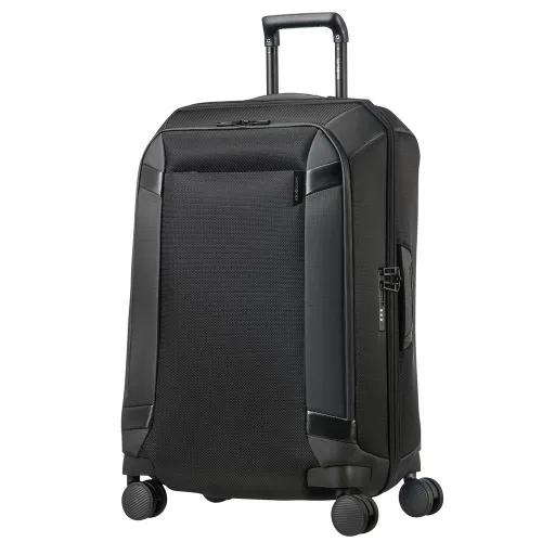 Walizka średnia poszerzana Samsonite X-Rise - black