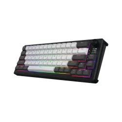 Klawiatura mechaniczna Hator Skyfall 65 Pro Wireless Aurum Vanila Czarno-Szara