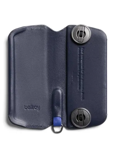 Skórzane etui na klucze Bellroy Key Cover Plus (third edition) - navy